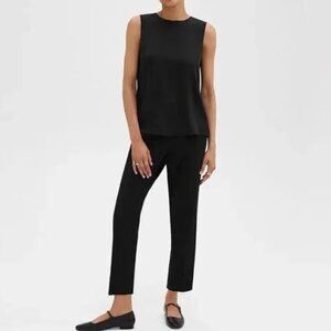 Treeca Pull-On Pant in Striped Admiral Crepe